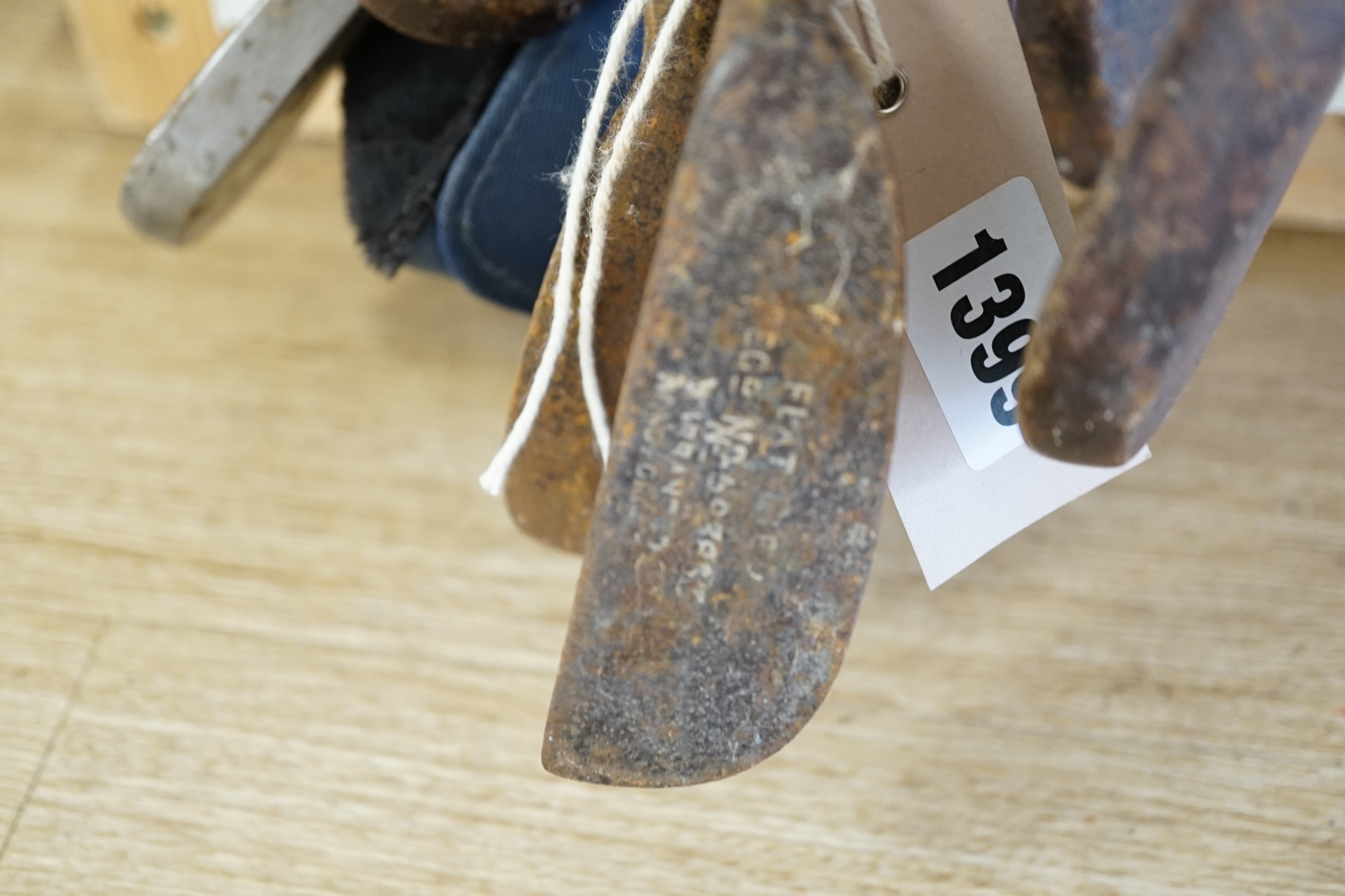 A collection of golf clubs, largely hickory shafted with two cases. Condition - varies